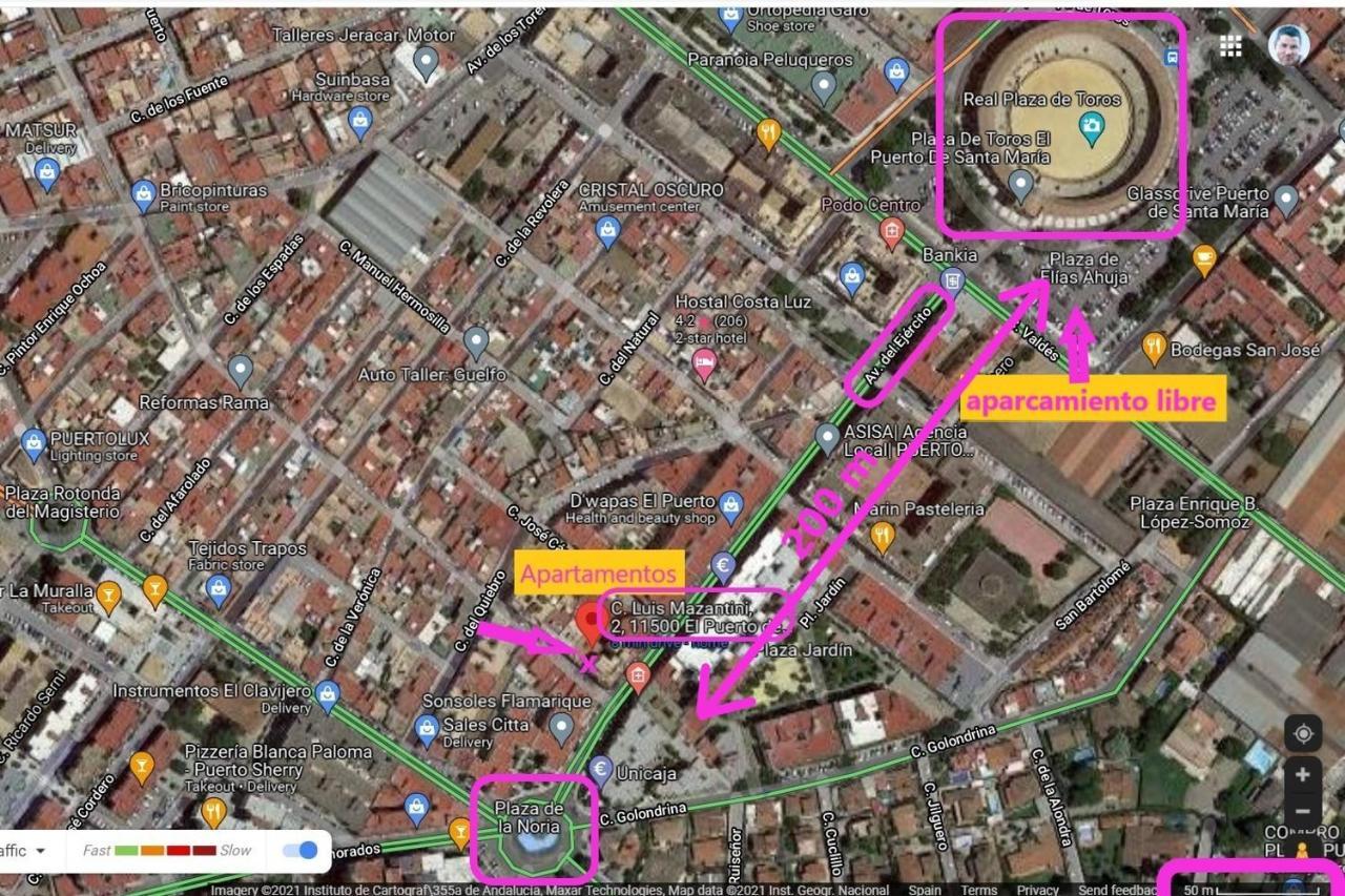 Plaza Noria Apartments With Balconies 엘푸에르토데산타마리아 외부 사진